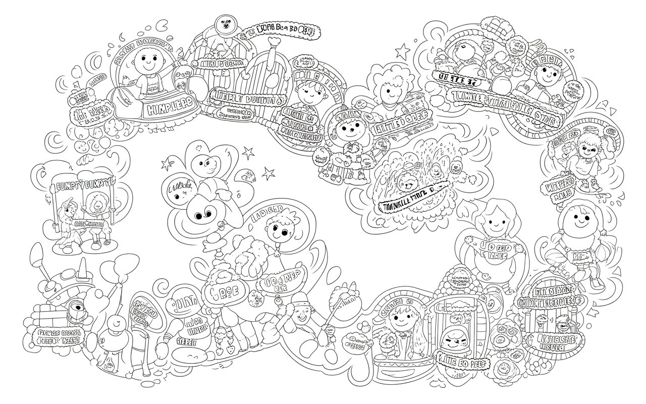 100 nursery rhymes lyrics