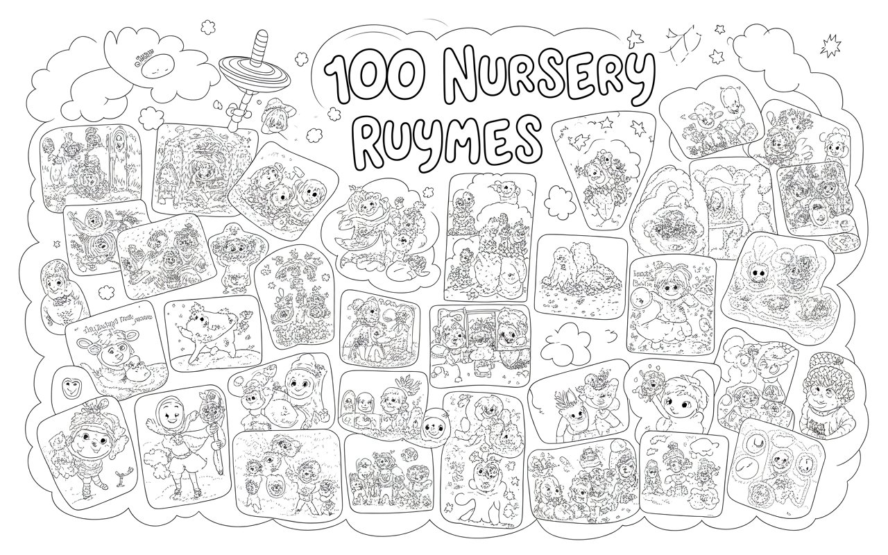 100 nursery rhymes lyrics