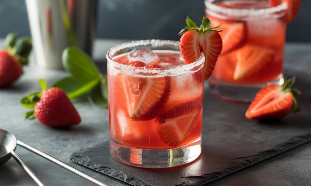 On the Rocks Strawberry Daiquiri Cocktail: A Refreshing Classic with a Twist On the Rocks Strawberry Daiquiri Cocktail: A Refreshing Classic with a Twist