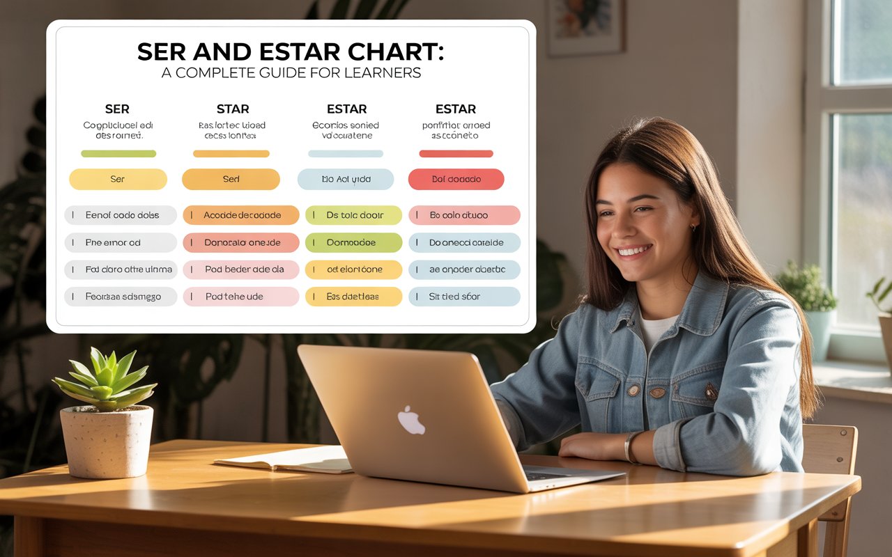 ser and estar chart