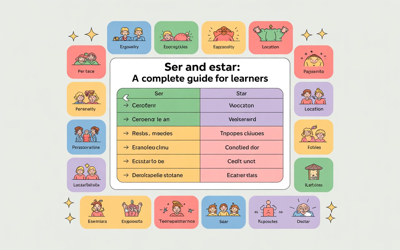 ser and estar chart