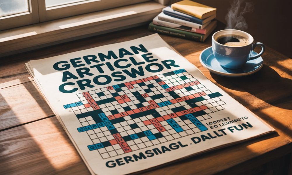 German Article Crossword: A Complete Guide to Learning and Fun