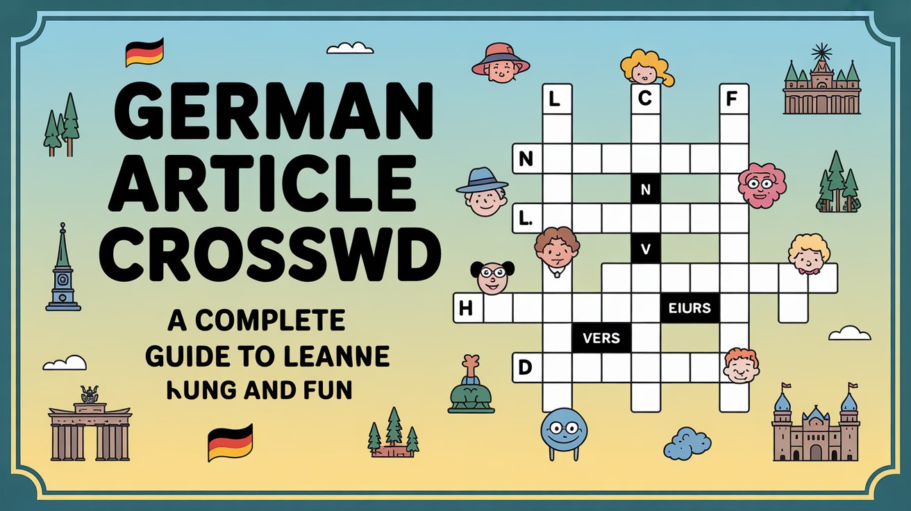 german article crossword