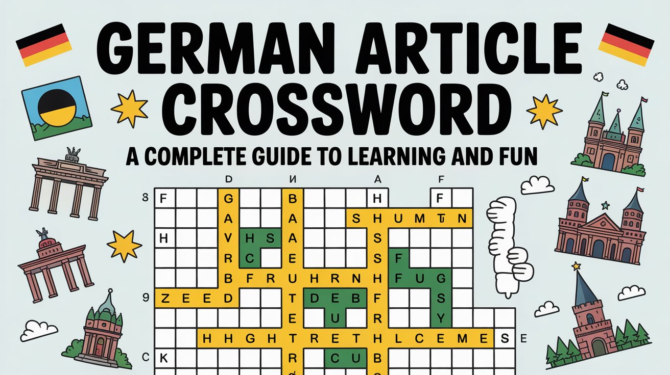 german article crossword