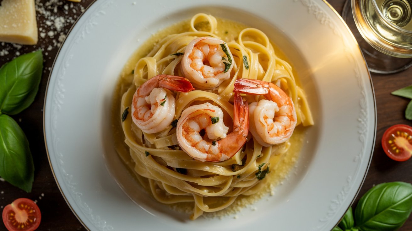 shrimp linguine