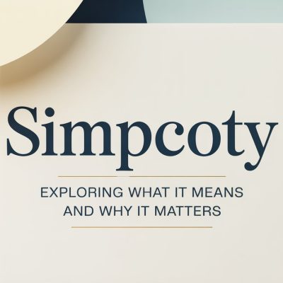 Simpcoty: Exploring What It Means and Why It Matters Simpcoty: Exploring What It Means and Why It Matters