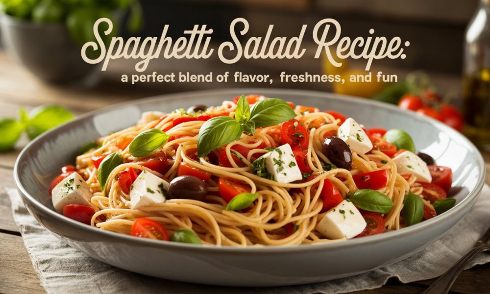 Spaghetti Salad Recipe: A Perfect Blend of Flavor, Freshness, and Fun
