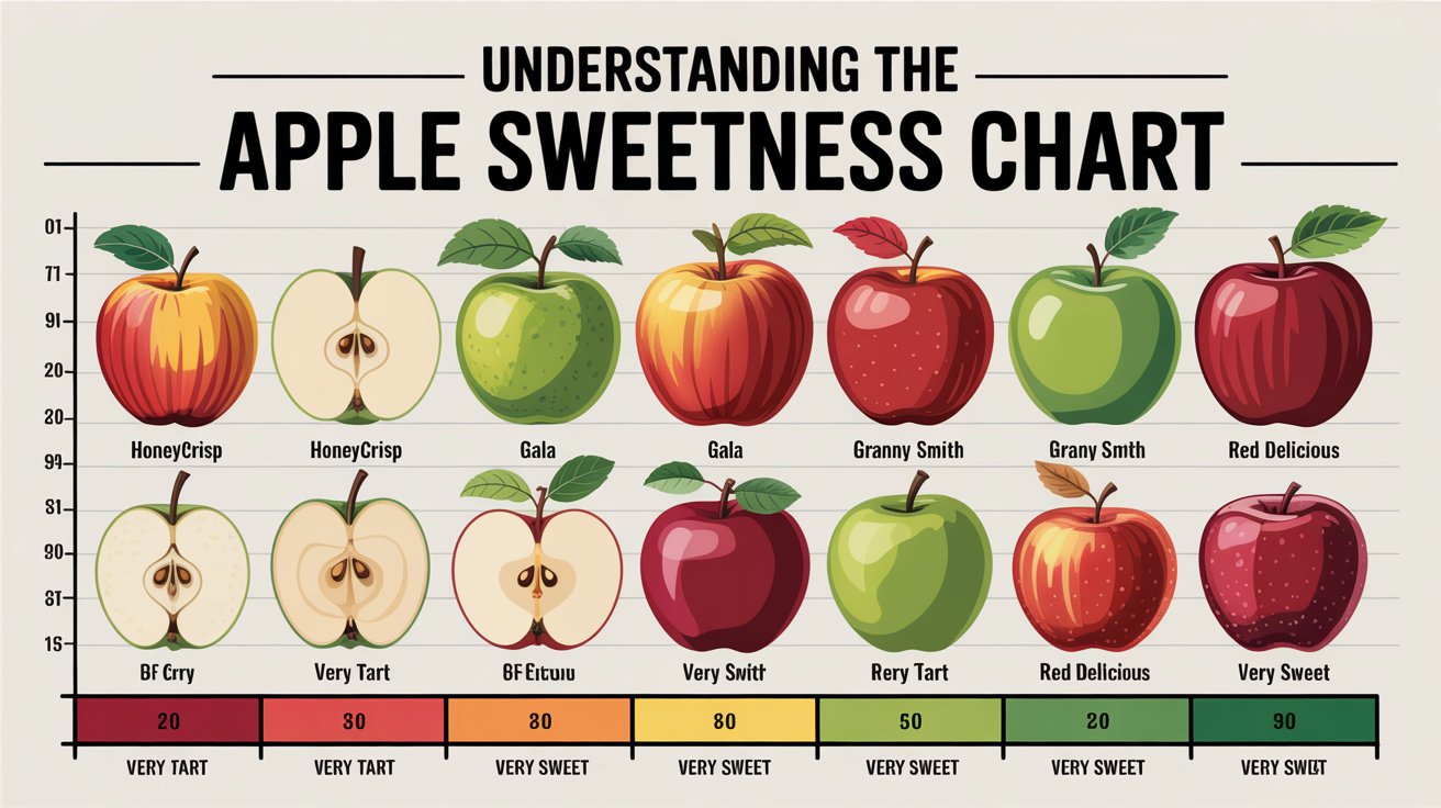 apple sweetness chart