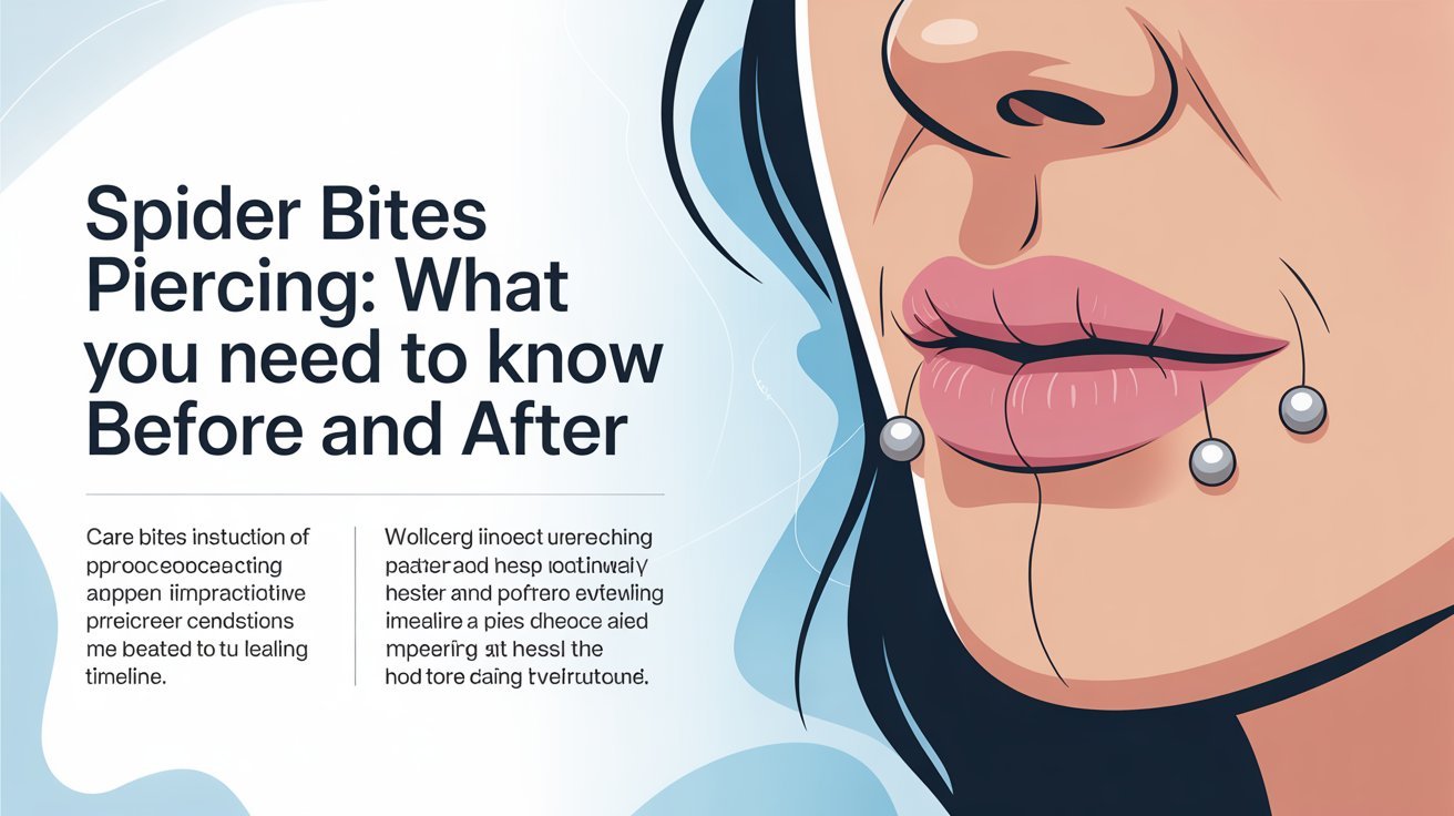spider bites piercing