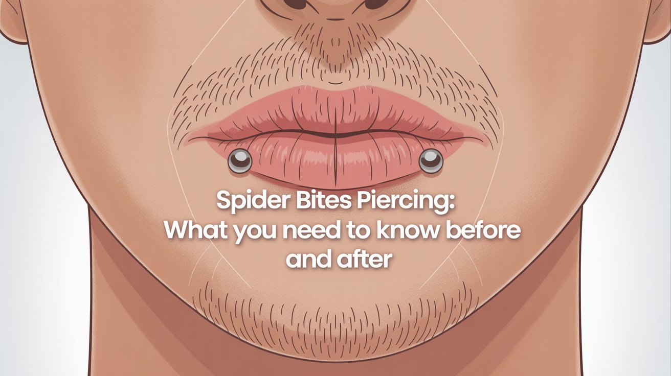 spider bites piercing