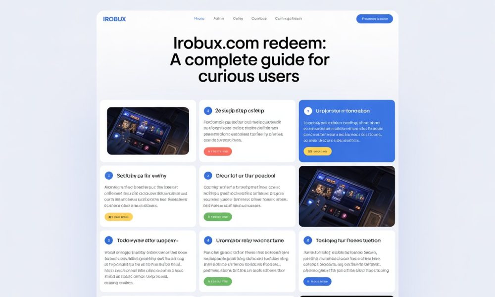 Irobux.com Redeem: A Complete Guide for Curious Users