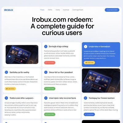 Irobux.com Redeem: A Complete Guide for Curious Users