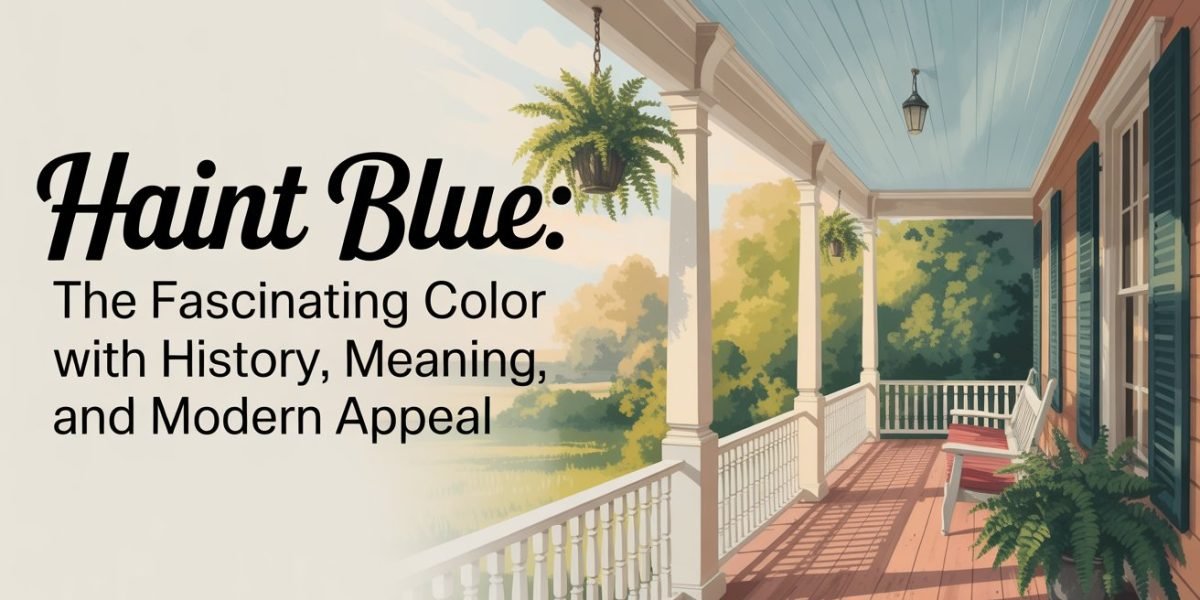 Haint Blue: The Fascinating Color with History, Meaning, and Modern Appeal